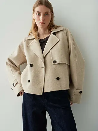 OPUS | Wolljacke HAILI | camel